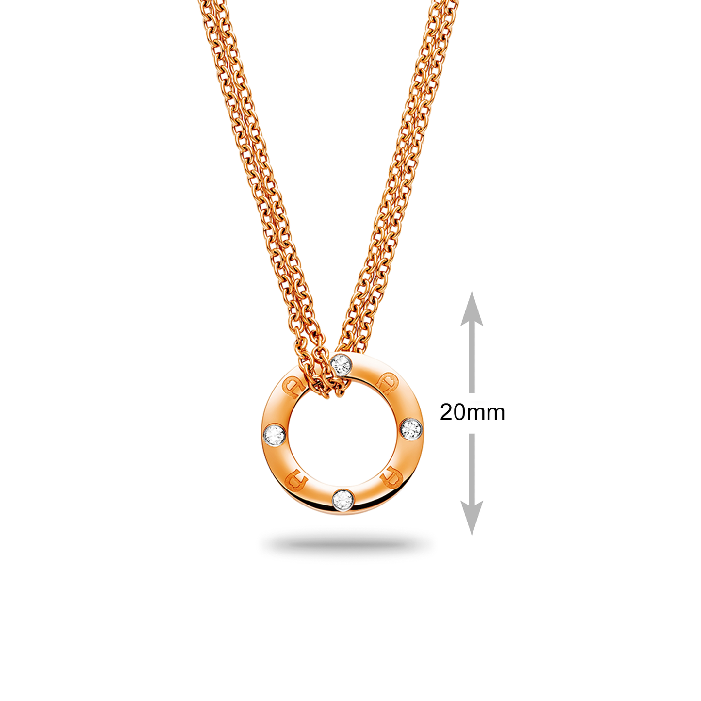 AIGNER ROSE GOLD NECKLACE LADIES AGJ.231019.RNL