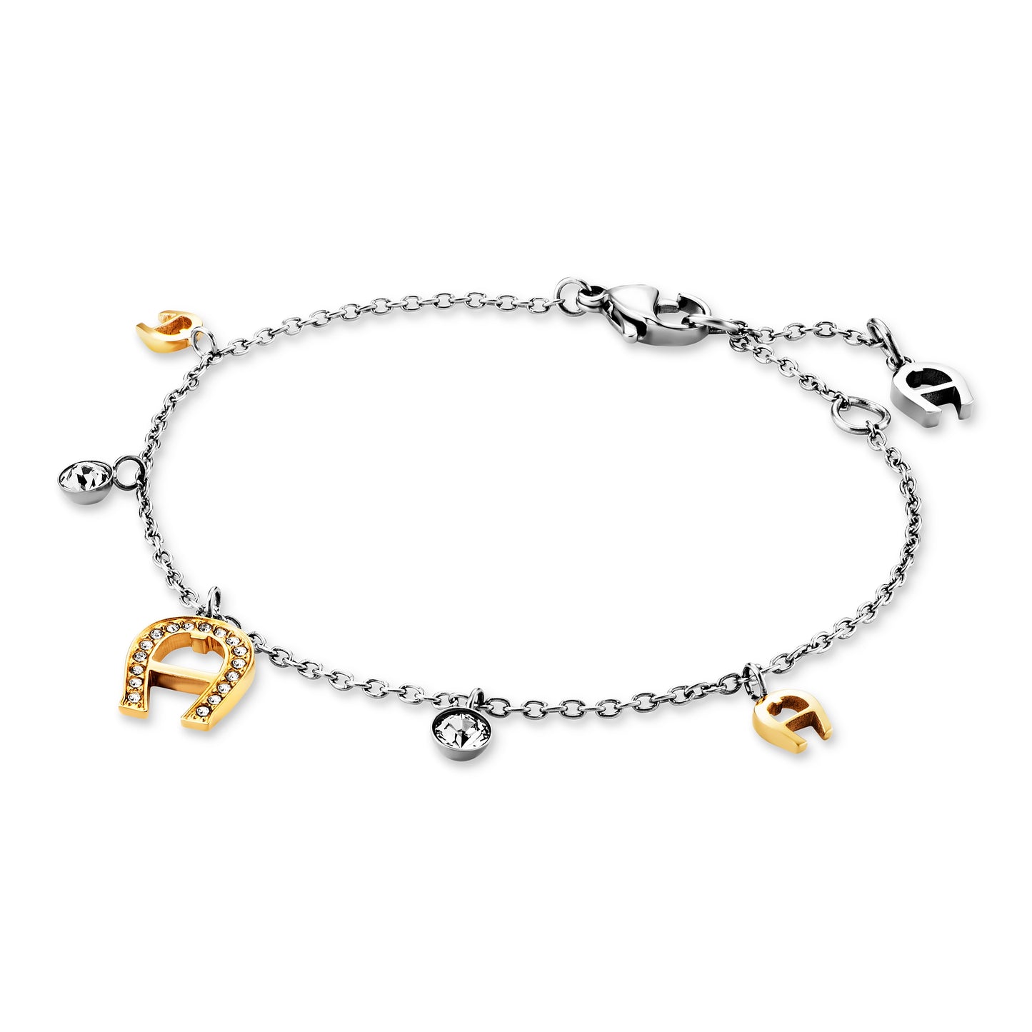 AIGNER EDMEA SILVER GOLD BRACELET LADIES AGJ.241115.SGBL