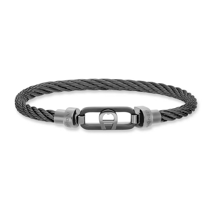 AIGNER IGNAZIO BLACK BRACELET GENTS AGJ.251060.KUBG