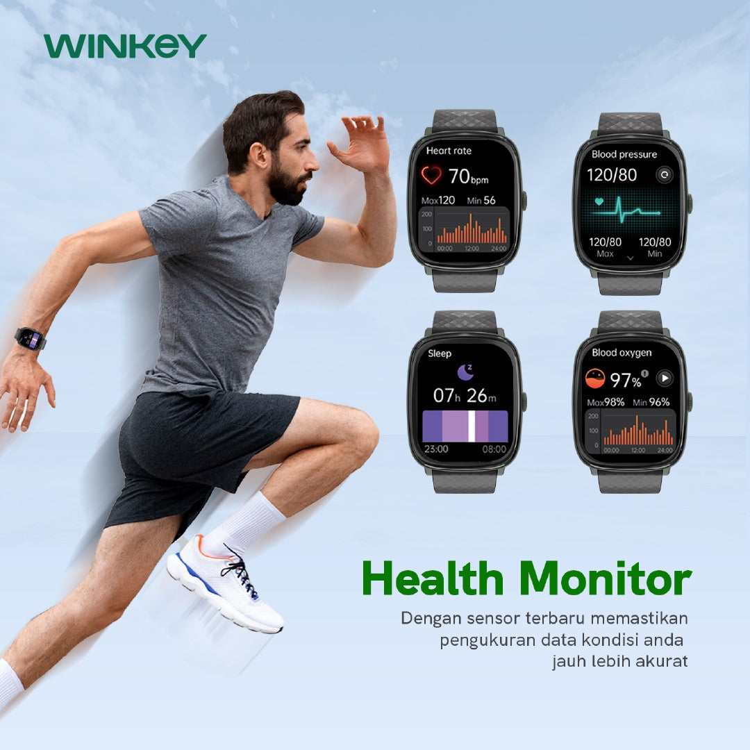 WINKEY Smartwatch Cygnus SWW05 - Black