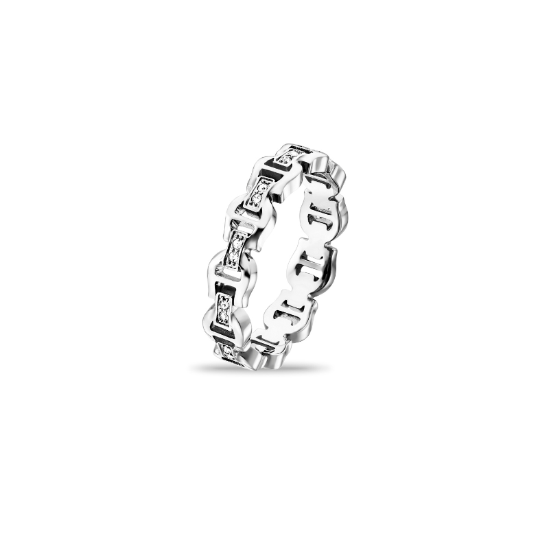 AIGNER ALLEATA SILVER RING LADIES AGJ.231118.RRN.54