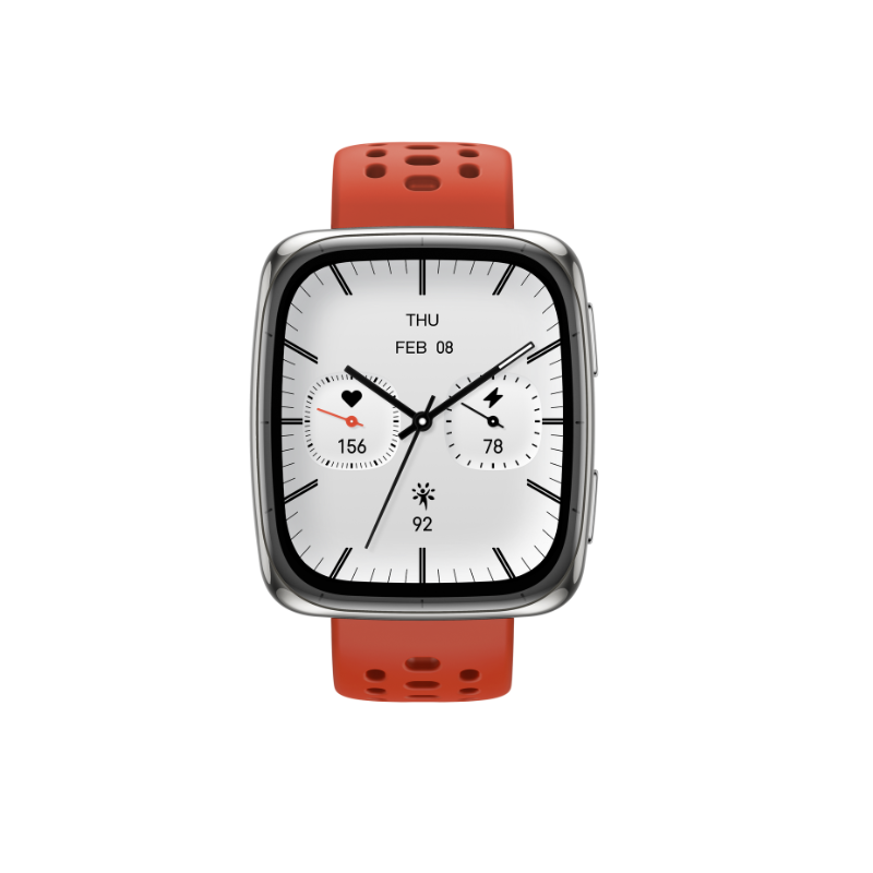 AMAZFIT ACTIVE 2 Square Smartwatch - Lava Red