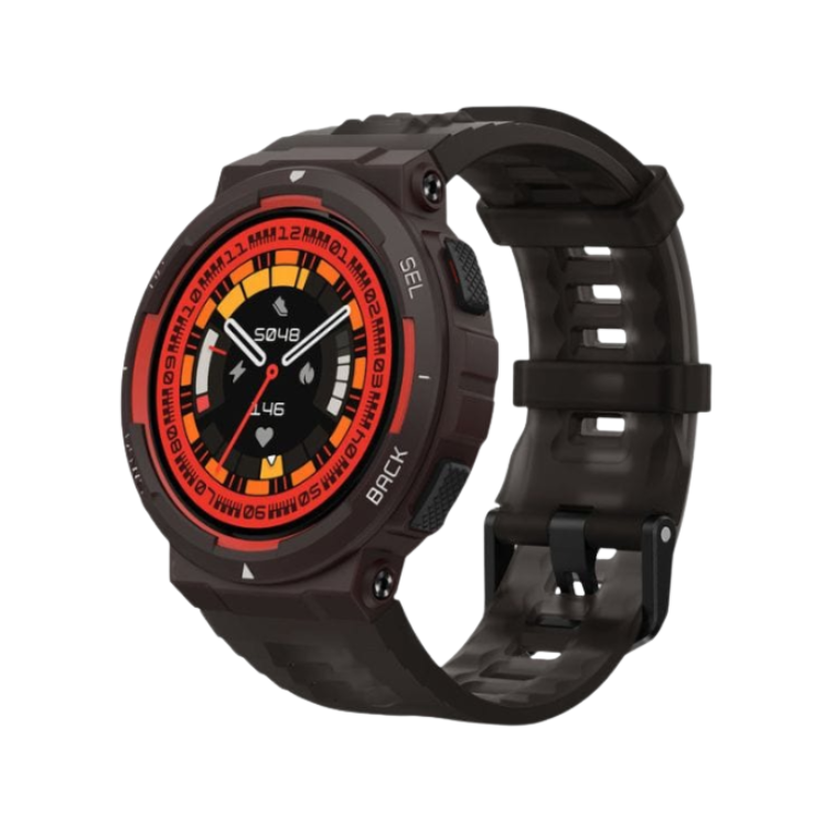 AMAZFIT ACTIVE EDGE Smartwatch - Lava Black