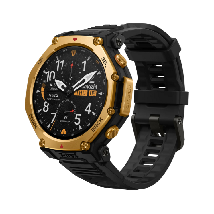 AMAZFIT T-REX 3 PRO Smartwatch - Black Gold (48mm)