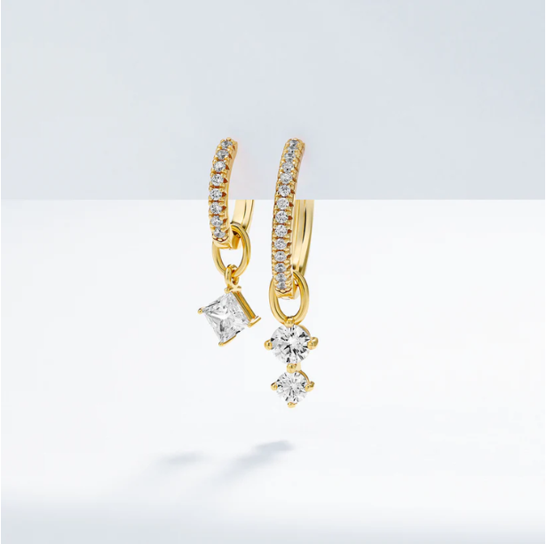 SIF JAKOBS Charm Pendolo Tre SJ-CH2374-CZ-YG (ONLY CHARM)