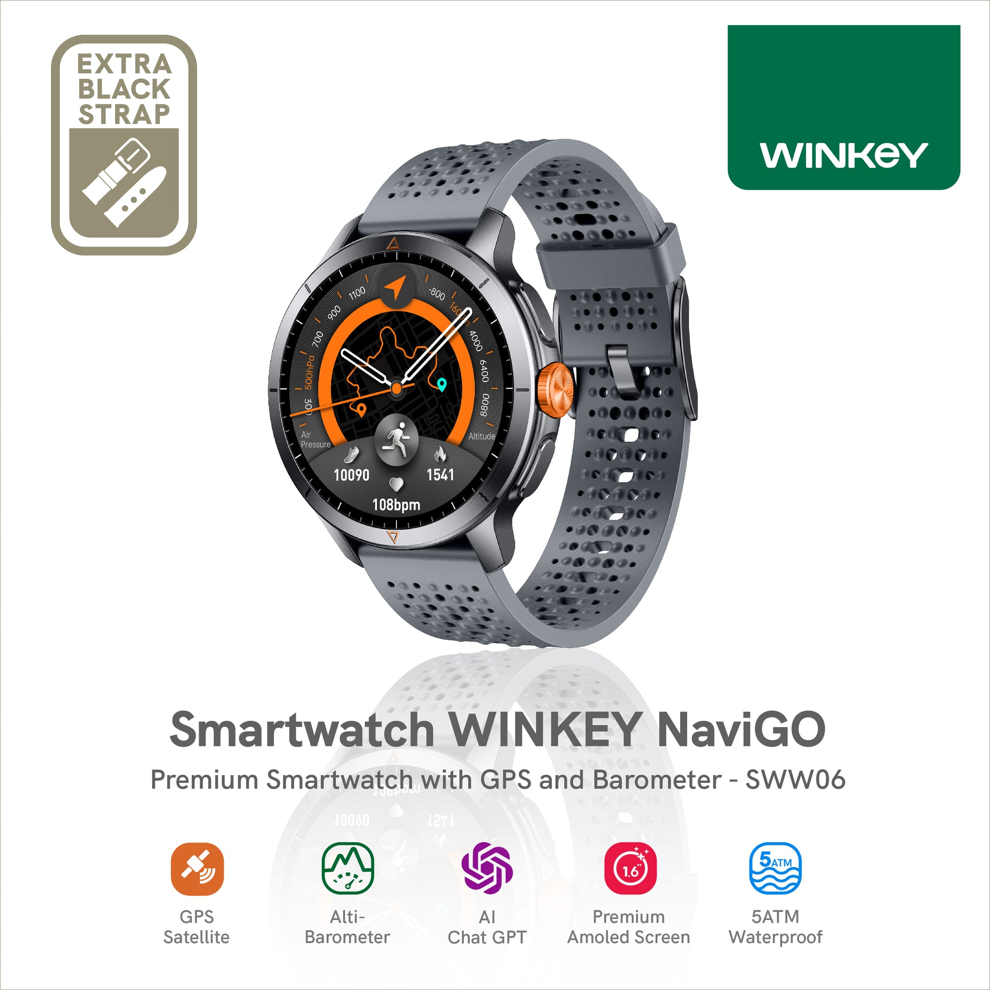 WINKEY Smartwatch NaviGO SWW06