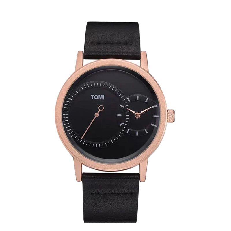 TOMI Box Set T-087 Rose Gold Black – Watch Studio Indonesia