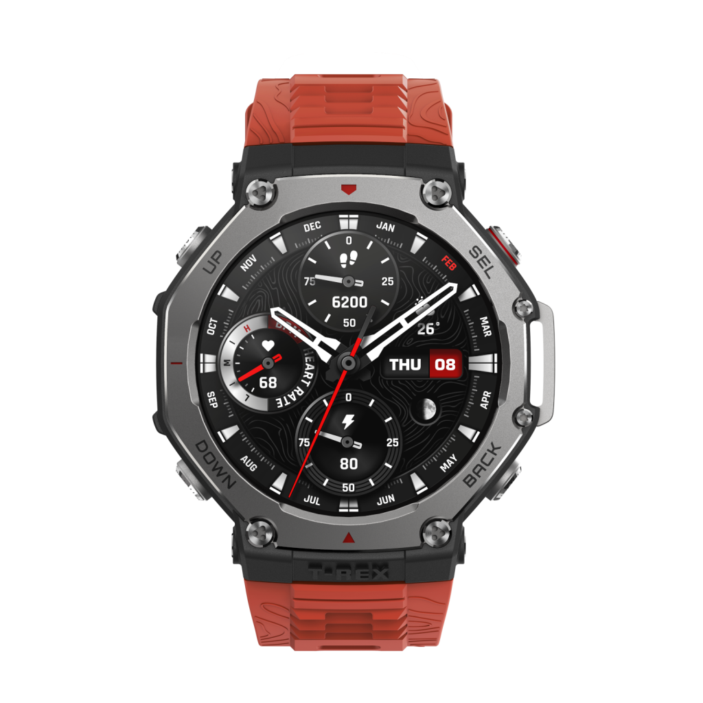 AMAZFIT T-REX 3 Smartwatch - Lava Red