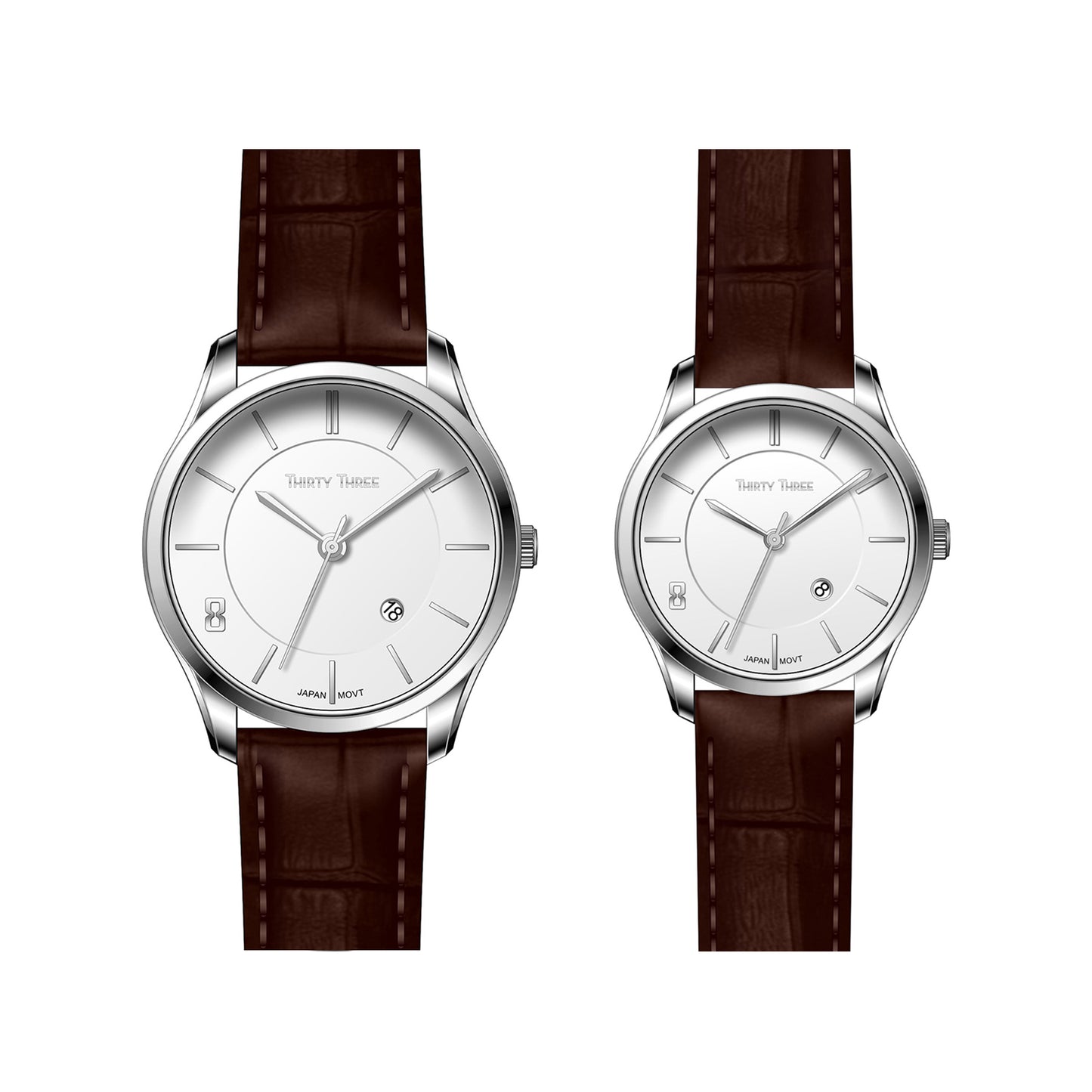 BUY 1 GET 1 JAM TANGAN Couple watch - TH2006L-S01-L05 / TH2006M-S01-L05