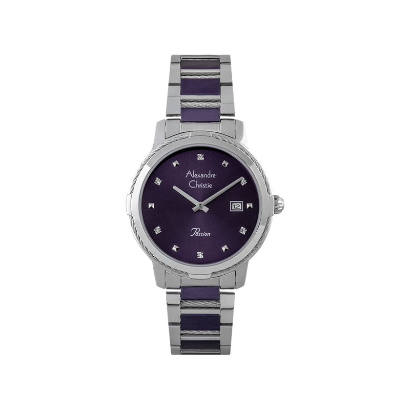 Jam Tangan Wanita Alexandre Christie Passion ACF2846LDBTLPU