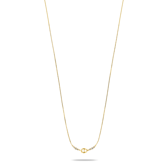 AIGNER IVA GOLD SHORT NECKLACE LADIES AGJ.251139.GNL