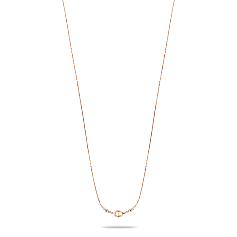 AIGNER IVA ROSE GOLD SHORT NECKLACE LADIES AGJ.251139.RNL