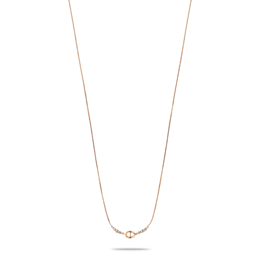 AIGNER IVA ROSE GOLD SHORT NECKLACE LADIES AGJ.251139.RNL