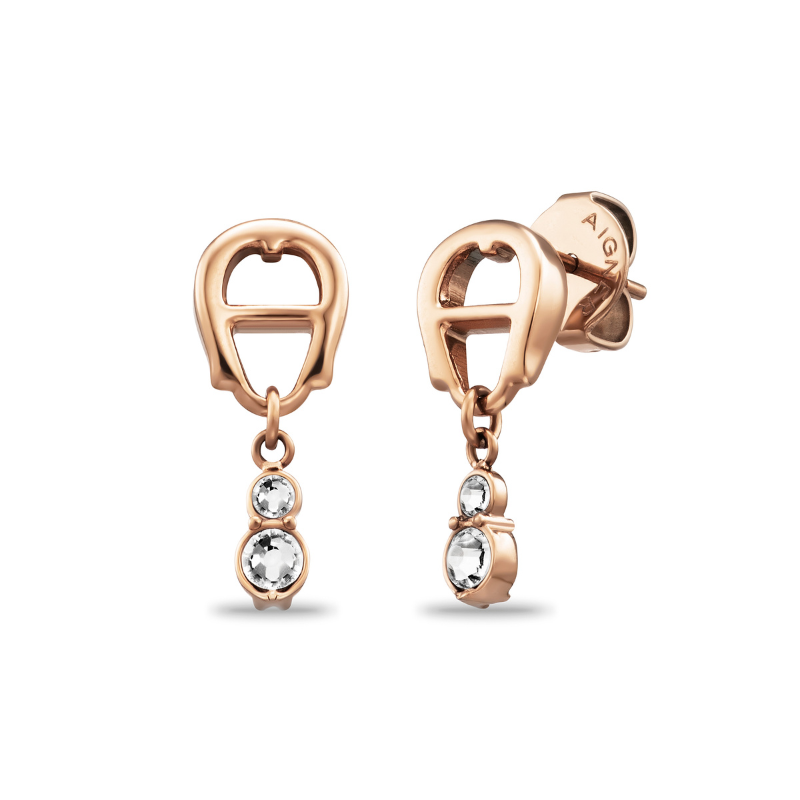 AIGNER IVA ROSE GOLD EARRING AGJ.251140.RER