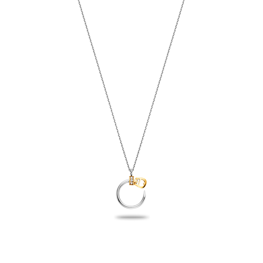 AIGNER MATILDA SILVER / GOLD NECKLACE LADIES AGJ.241007.SGNL