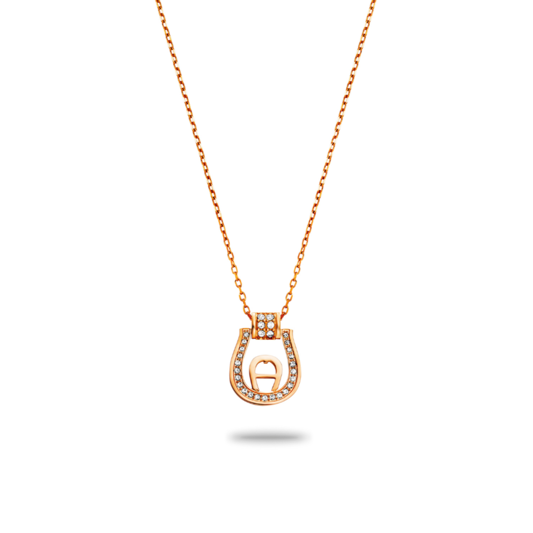AIGNER LEONORA ROSE GOLD NECKLACE LADIES AGJ.241032.RNL