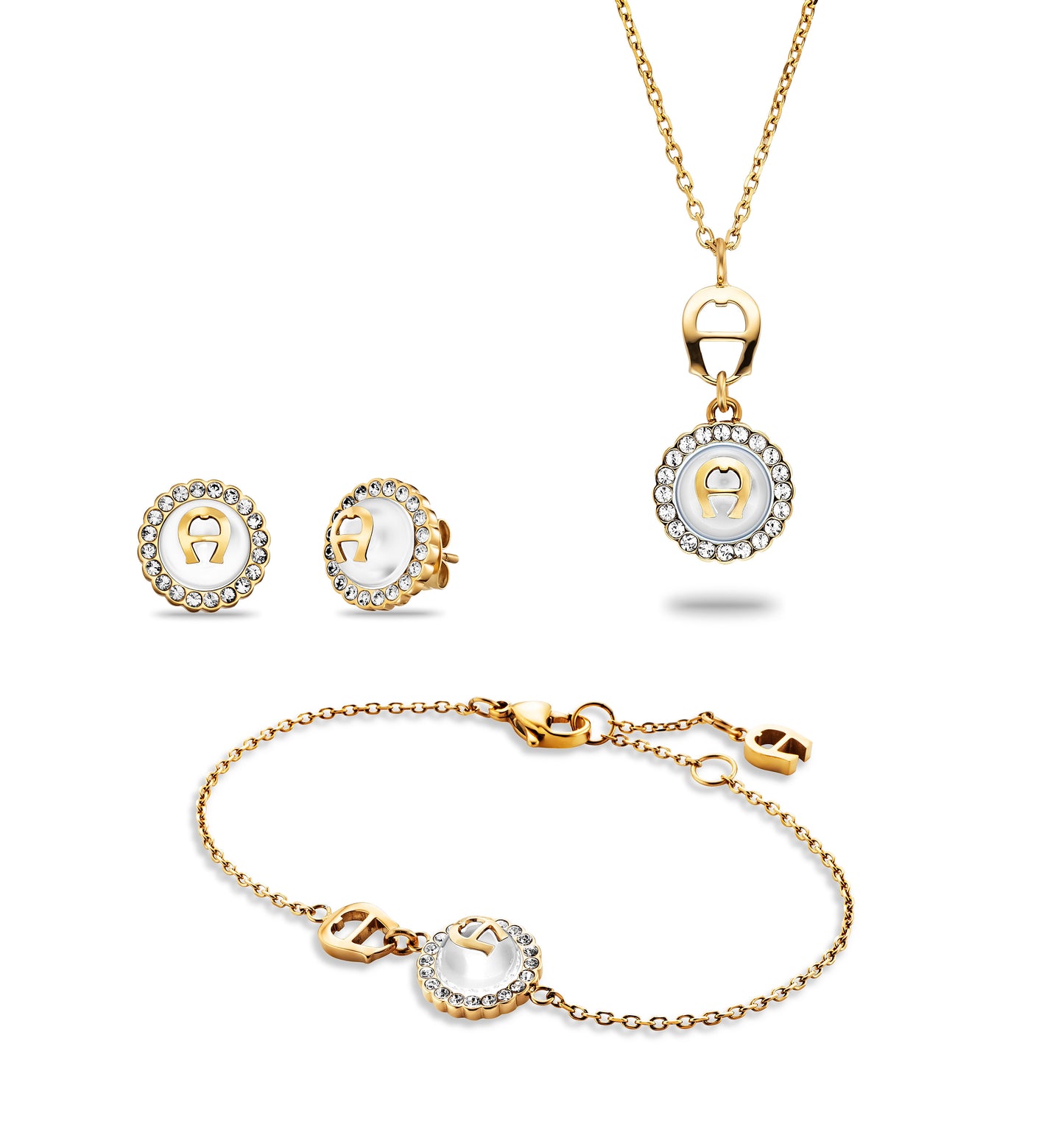 AIGNER GOLD JEWELRY SET LADIES AGJ.241061.GPX-SET