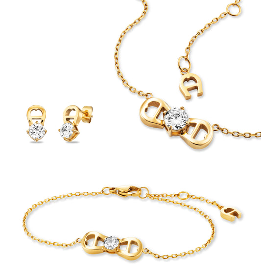 AIGNER DELIA GOLD JEWELRY SET LADIES AGJ.241073.GP-SET