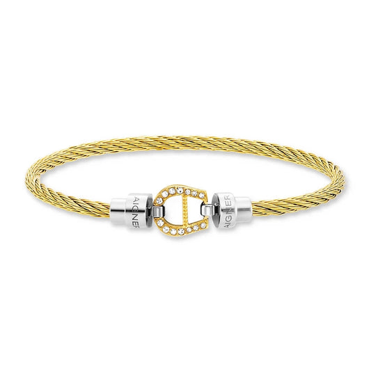 AIGNER SILVER / GOLD BRACELET LADIES AGJ.251017.GSBG