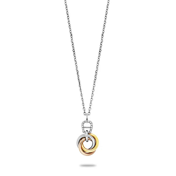 AIGNER BELORA SILVER / GOLD LADIES NECKLACE AGJ.251026.STNL