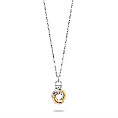 AIGNER BELORA SILVER / GOLD NECKLACE LADIES AGJ.251026.STNL