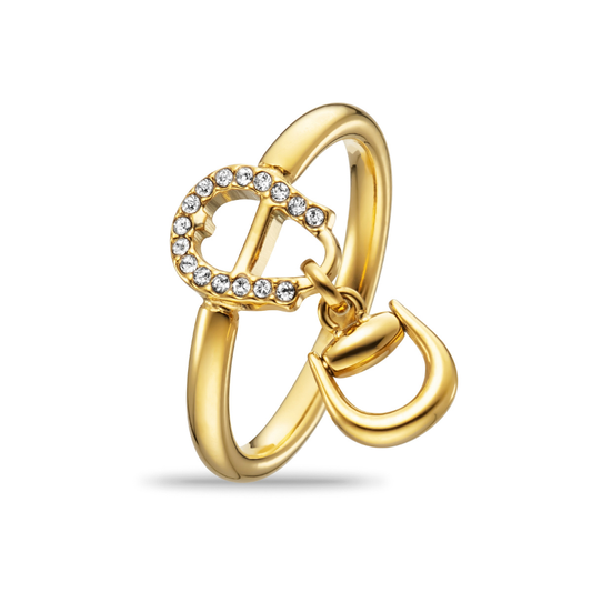 AIGNER SELLA GOLD RING LADIES AGJ.251130.GRN.52