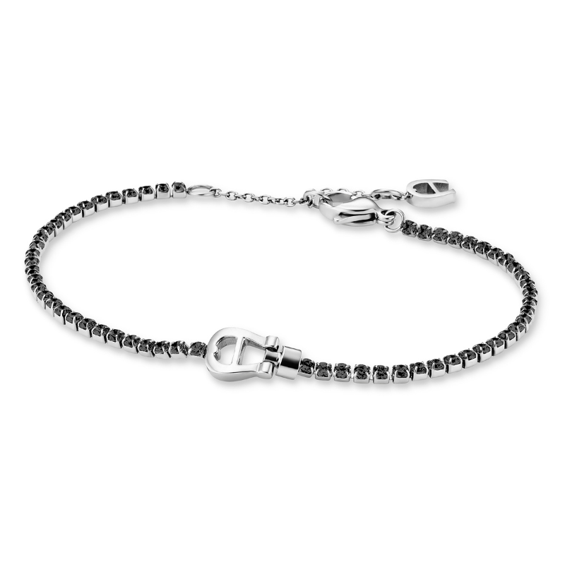 AIGNER IARA SILVER/BLACK BRACELET LADIES AGJ.251151.SKBL
