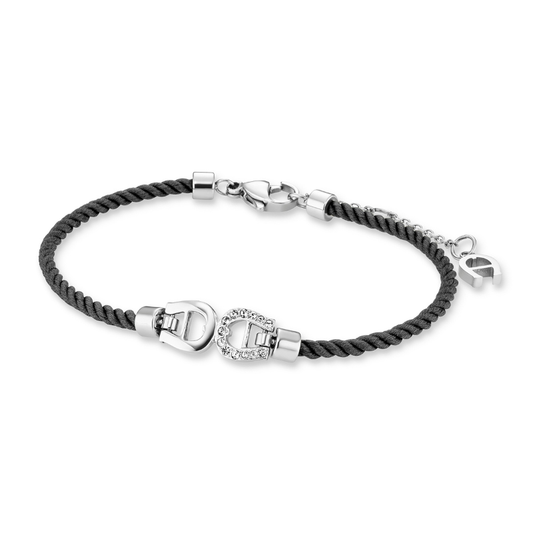 AIGNER COLINA DUE SILVER/BLACK BRACELET LADIES AGJ.251159.SBL.1