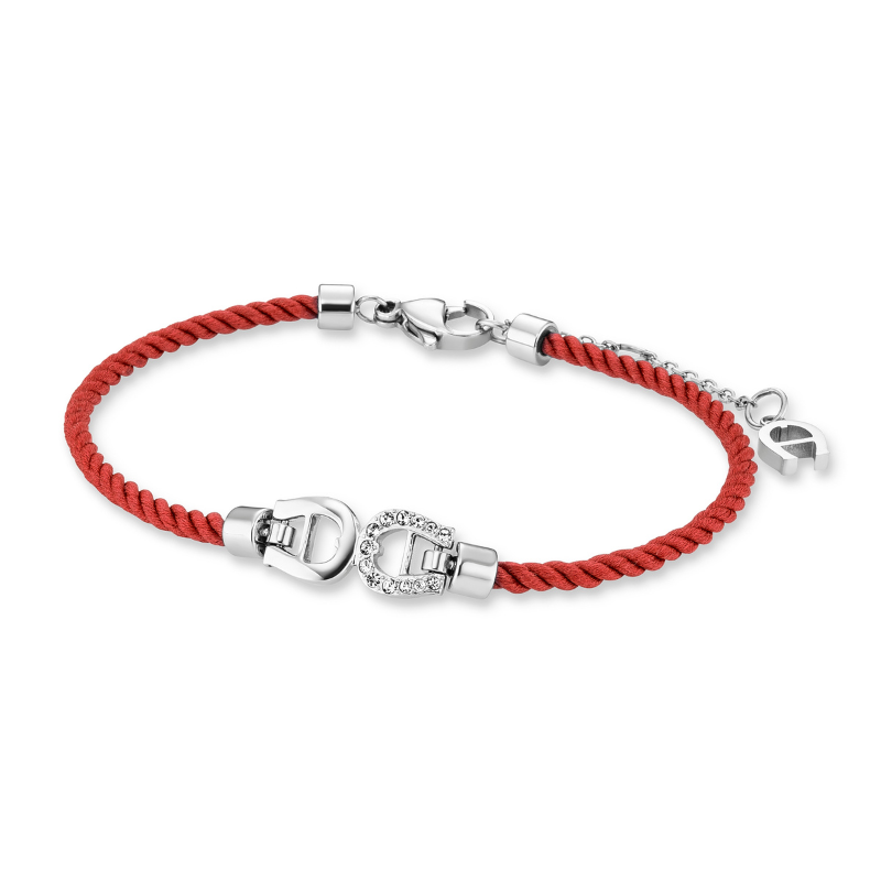 AIGNER COLINA DUE SILVER/RED BRACELET LADIES AGJ.251159.SBL.5