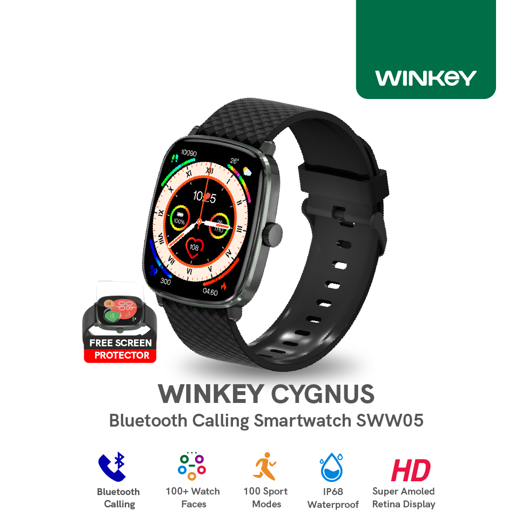 WINKEY Smartwatch Cygnus SWW05 - Black