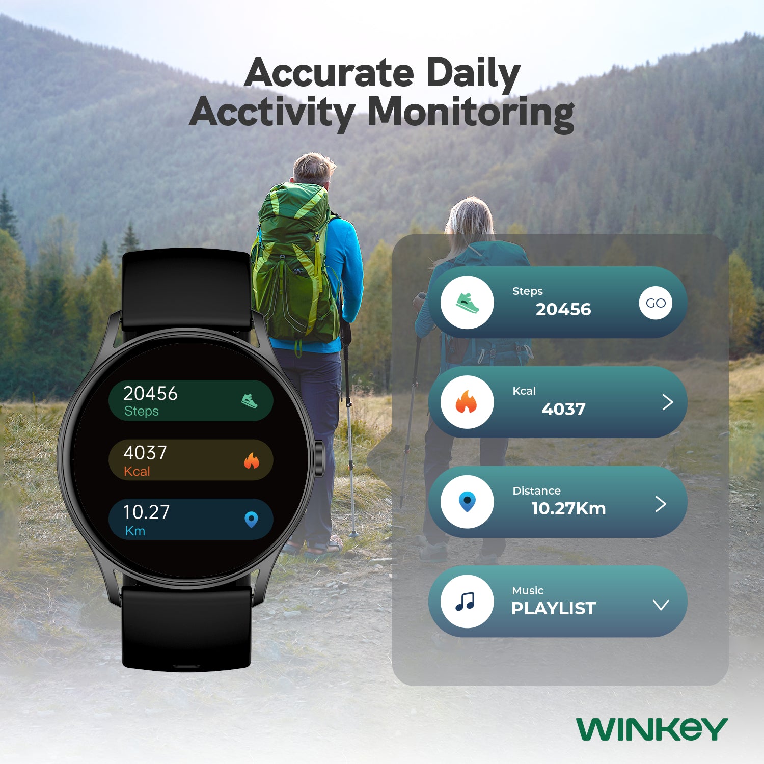 WINKEY Smartwatch Eclipse SWW03 - Black