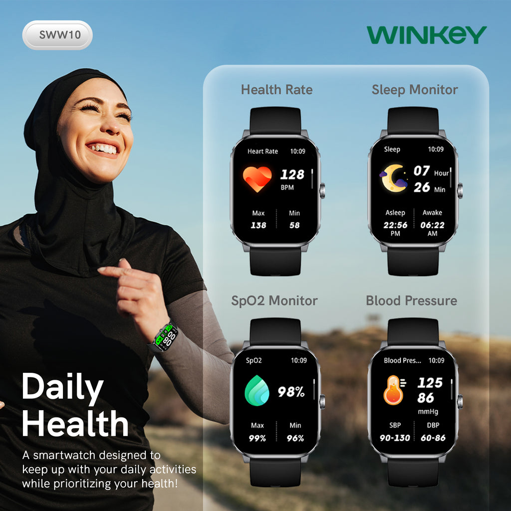 WINKEY Smartwatch Qori SWW10 - Black