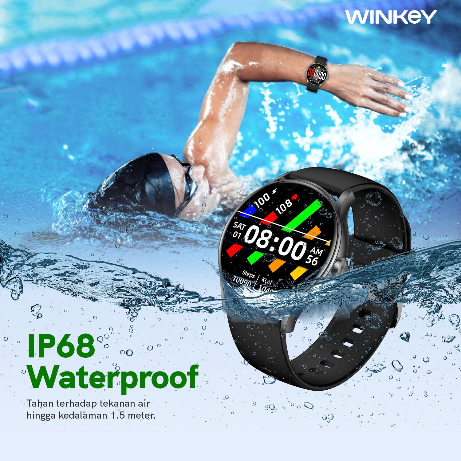WINKEY Smartwatch Eclipse SWW03 - Black