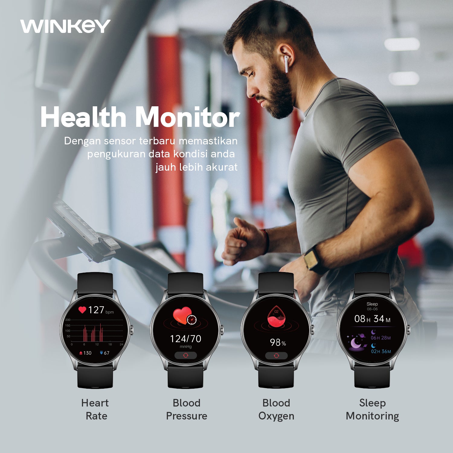 WINKEY Smartwatch Eclipse SWW03 - Black
