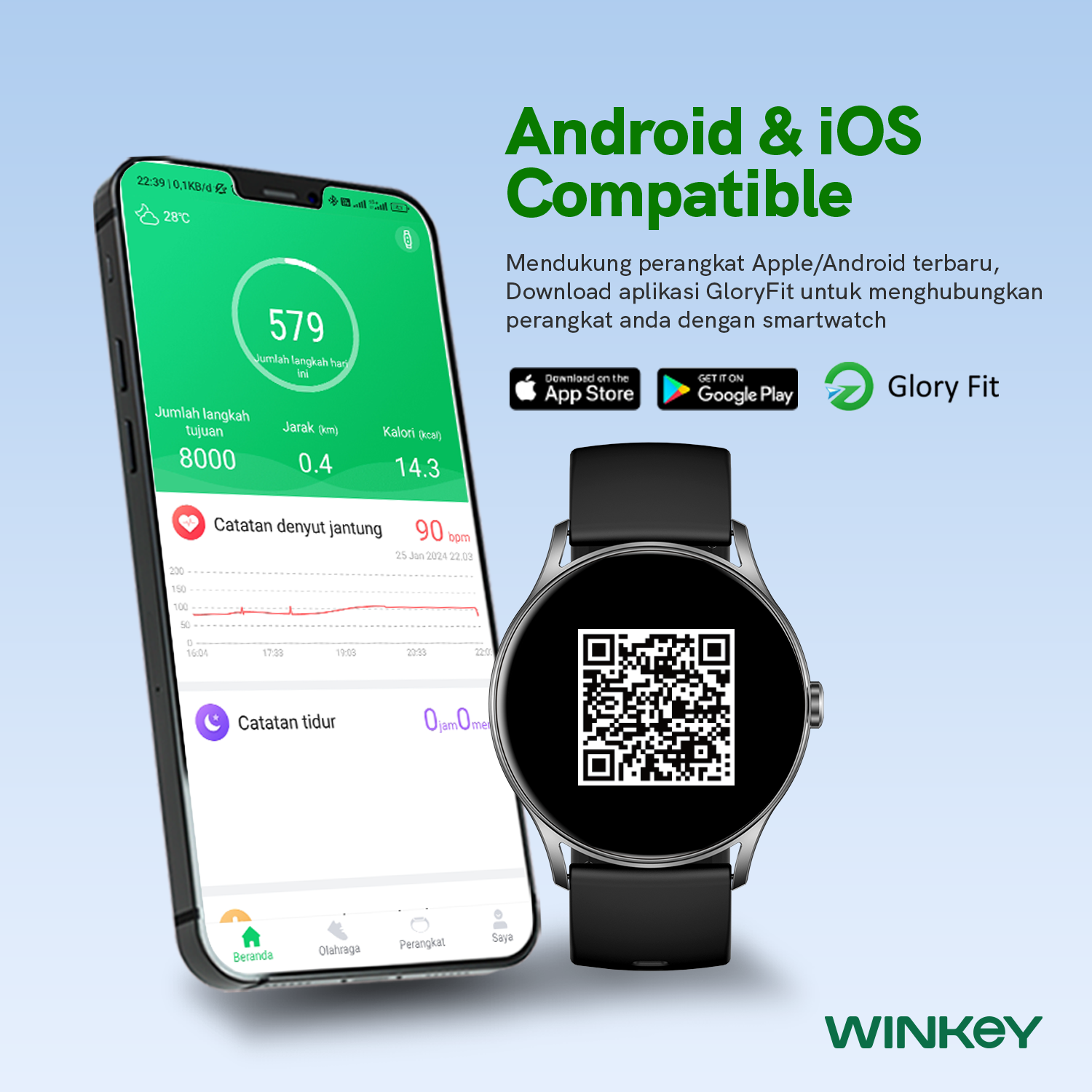 WINKEY Smartwatch Eclipse SWW03 - Black