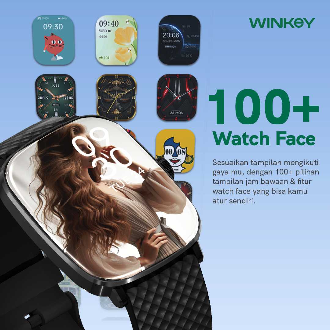 WINKEY Smartwatch Cygnus SWW05 - Black