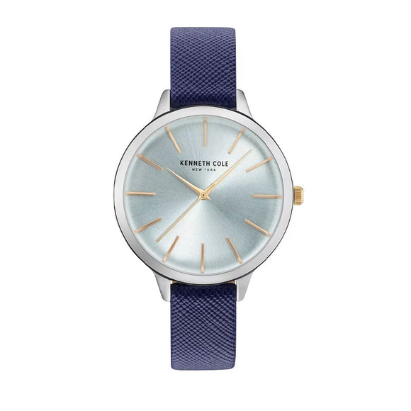 Jam tangan pria KENNETH COLE KC15056003 dengan tali stainless steel dan dial bergaya modern.