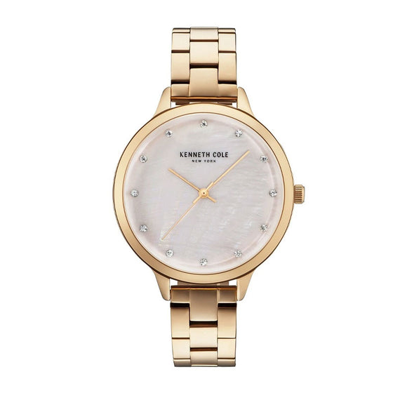 Jam tangan pria KENNETH COLE KC15056007 dengan dial elegan dan tali stainless steel.