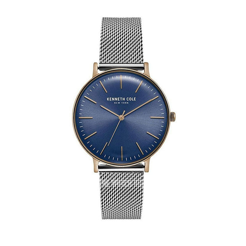 Jam tangan pria KENNETH COLE KC15183003 dengan skeleton dial dan tali kulit bergaya elegan dan modern.

