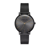 Jam tangan pria KENNETH COLE KC15183004 dengan skeleton dial dan tali kulit elegan bergaya modern.