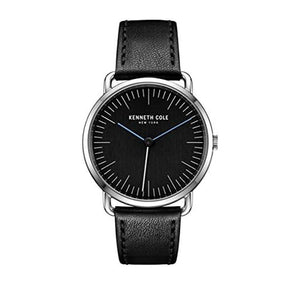 Jam tangan otomatis KENNETH COLE KCNY5077700 dengan desain skeleton dial dan tali stainless steel warna silver.