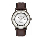 Jam tangan pria KENNETH COLE KCNY78400 dengan desain elegan, dan tali stainless steel silver.