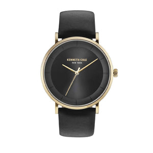 Jam tangan Kenneth Cole KCNY50567003 dengan desain elegan, stainless steel, dan dial hitam yang modern