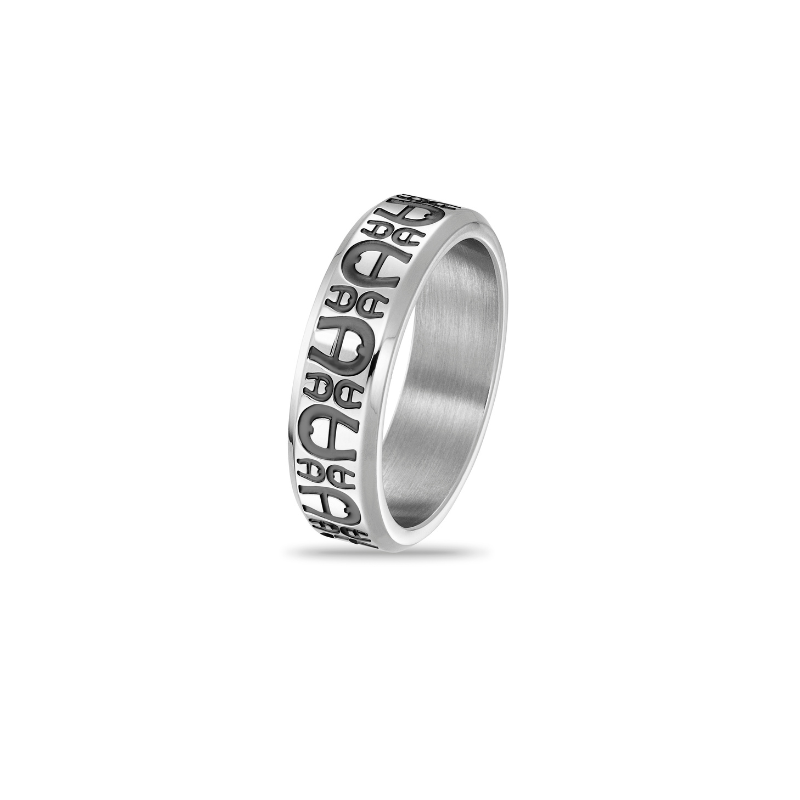 AIGNER JACOBO SILVER RING GENTS AGJ.241046.SRN.60