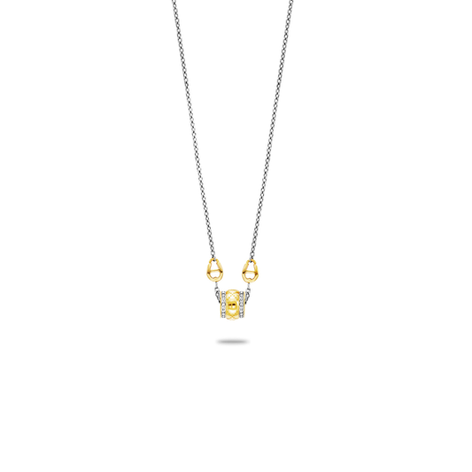 AIGNER ISIDORA SILVER / GOLD NECKLACE LADIES AGJ.251045.SGNL