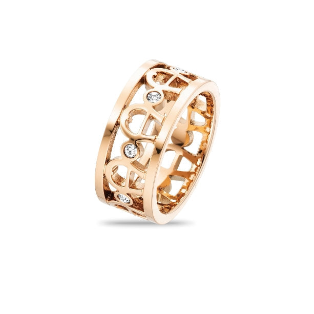 AIGNER ROSE GOLD RING LADIES AGJ.251019.RRN.52