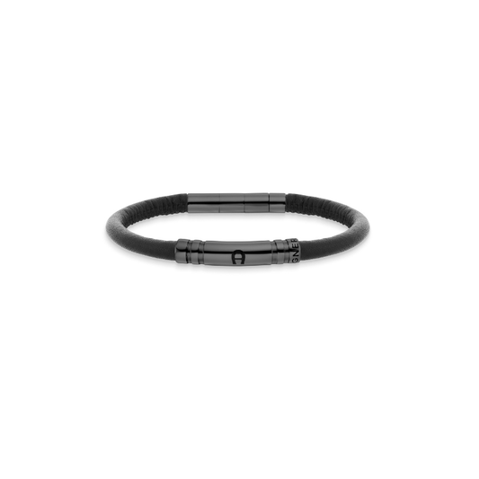 AIGNER MARCELLO BLACK BRACELET MEN'S AGJ.231130