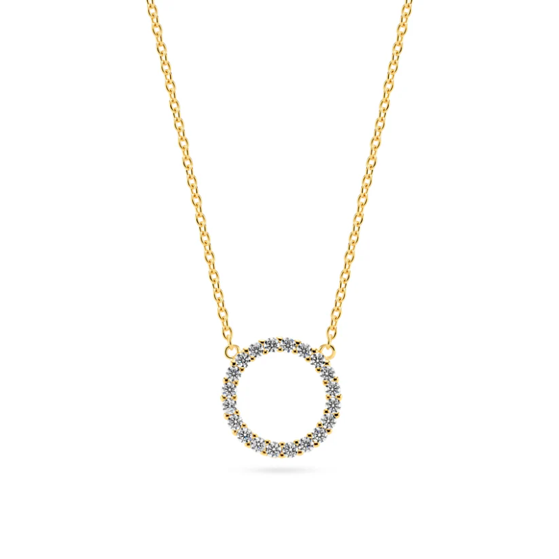 SIF JAKOBS Necklace Biella SJ-C338(1)-CZ(YG)
