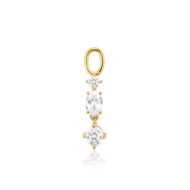 SIF JAKOBS Charm Pendolo Tre SJ-CH2374-CZ-YG (ONLY CHARM)