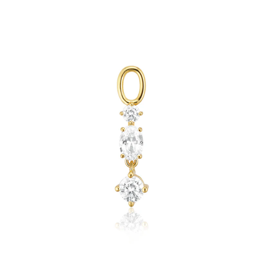 SIF JAKOBS Charm Pendolo Tre SJ-CH2374-CZ-YG (ONLY CHARM)